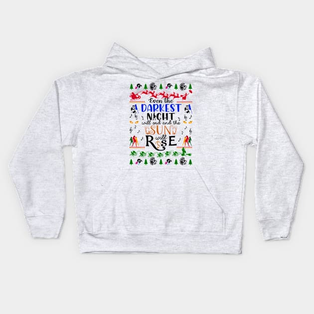 Christmas Theatre Sweater. Kids Hoodie by KsuAnn